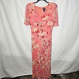 Vintage y2k Eva blue plus size coral pink fairy whimsigoth dress